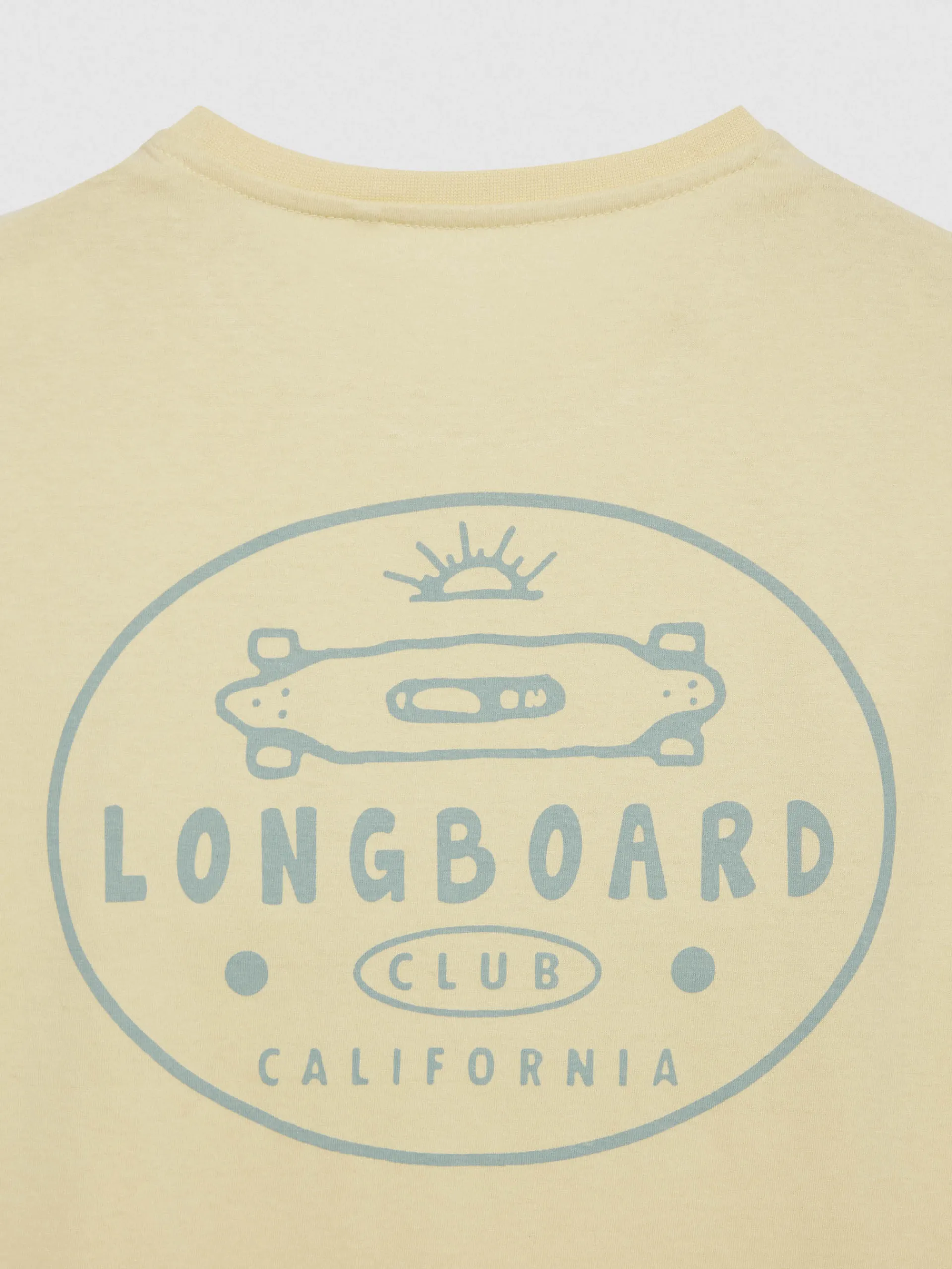Camisetas-Alvaro Moreno CAMISETA LONGBOARD Amarillo