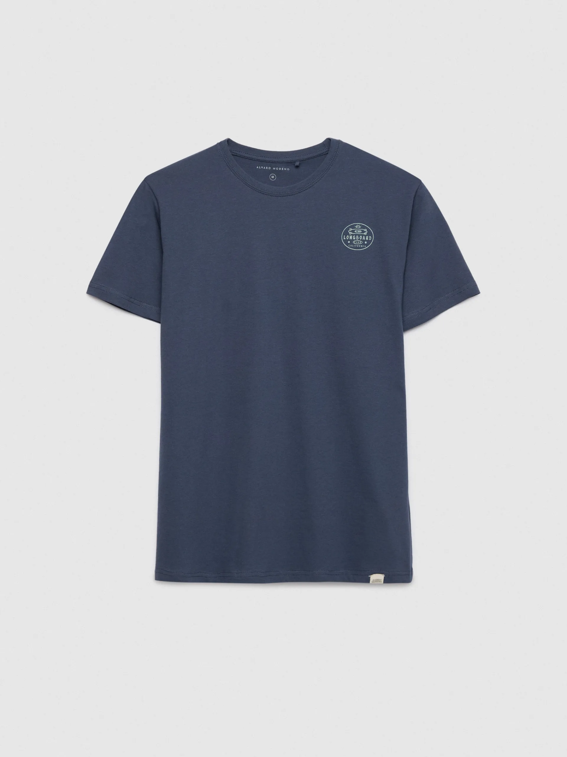 Camisetas-Alvaro Moreno CAMISETA LONGBOARD Azul Marino