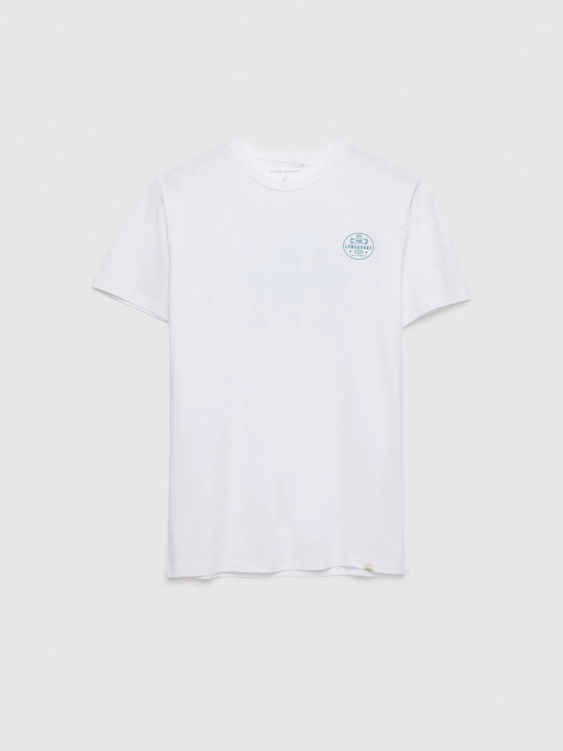 Camisetas-Alvaro Moreno CAMISETA LONGBOARD Blanco