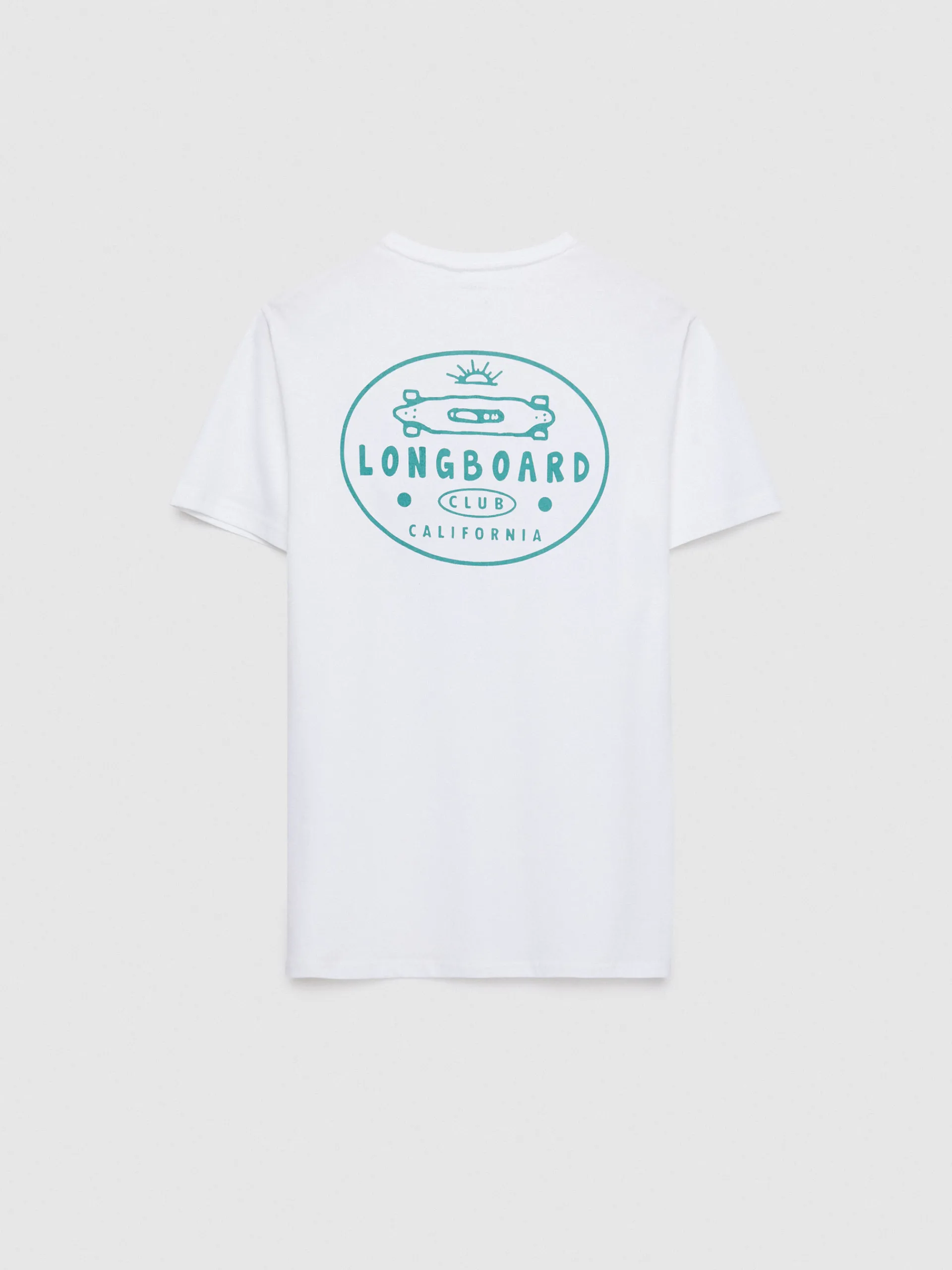Camisetas-Alvaro Moreno CAMISETA LONGBOARD Blanco