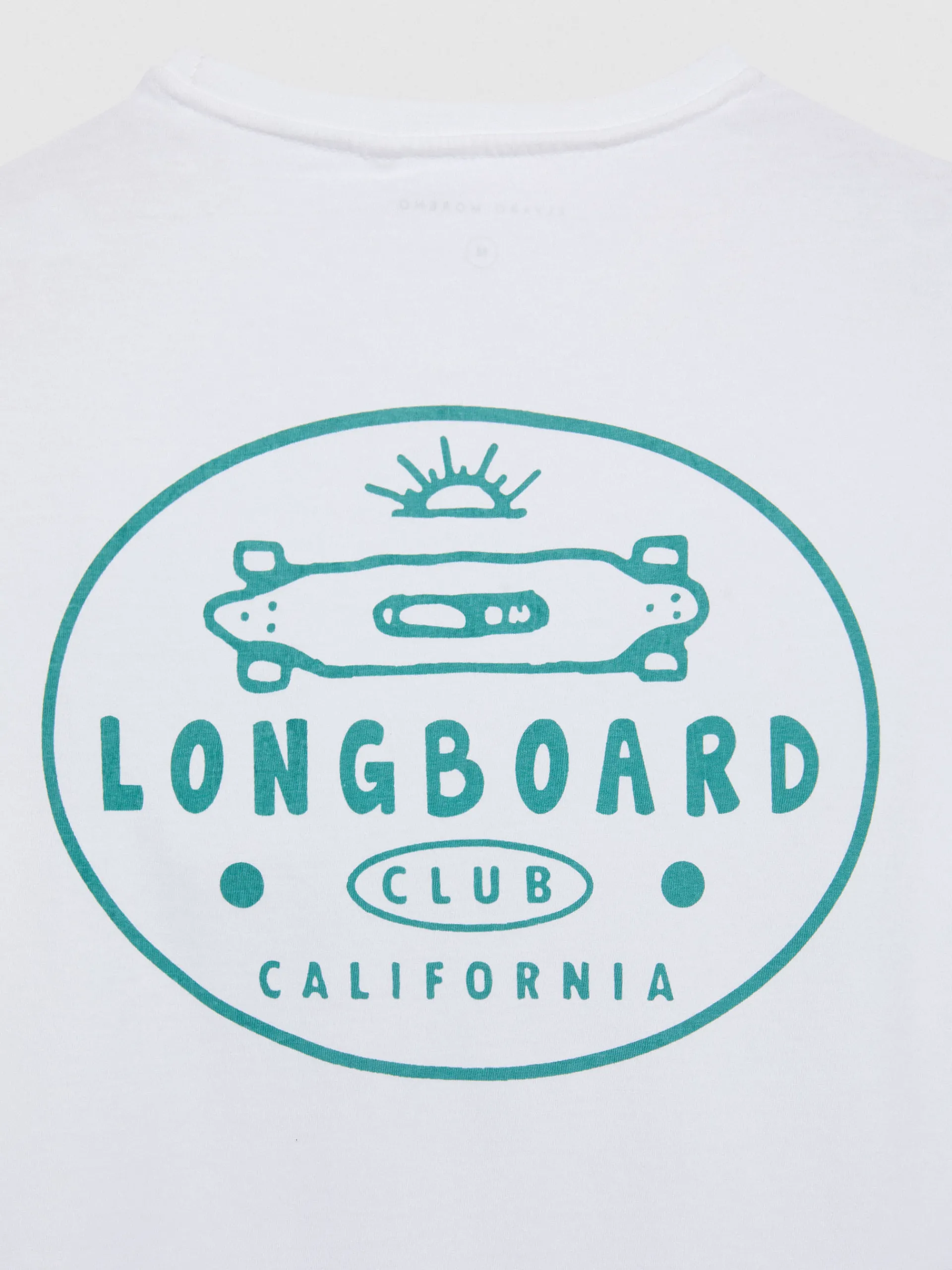 Camisetas-Alvaro Moreno CAMISETA LONGBOARD Blanco
