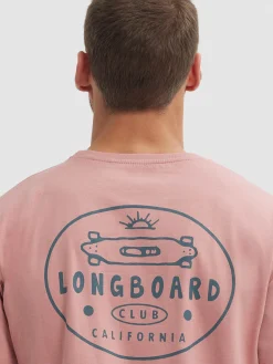 Camisetas-Alvaro Moreno CAMISETA LONGBOARD Rosa