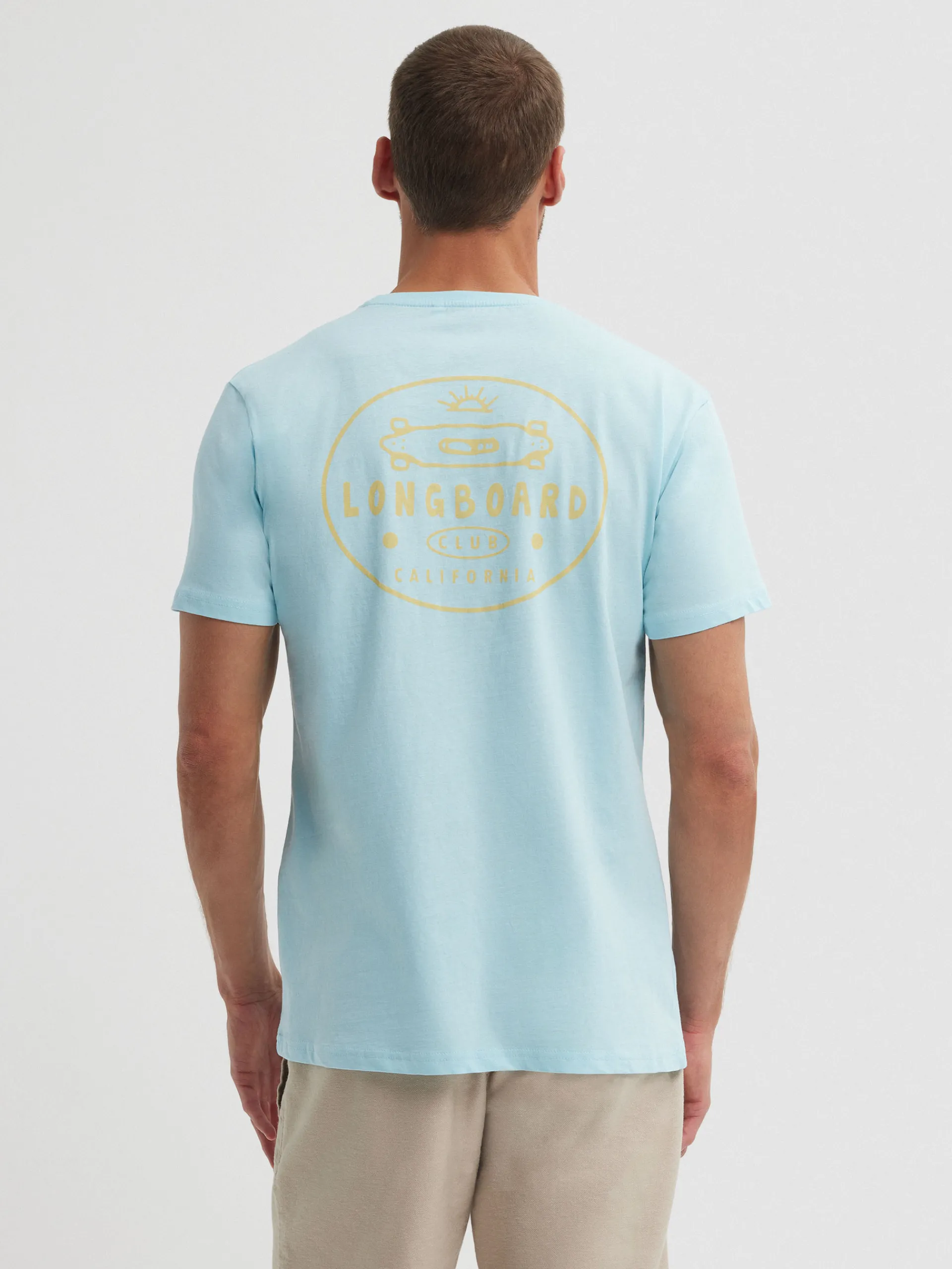 Camisetas-Alvaro Moreno CAMISETA LONGBOARD Verde Agua