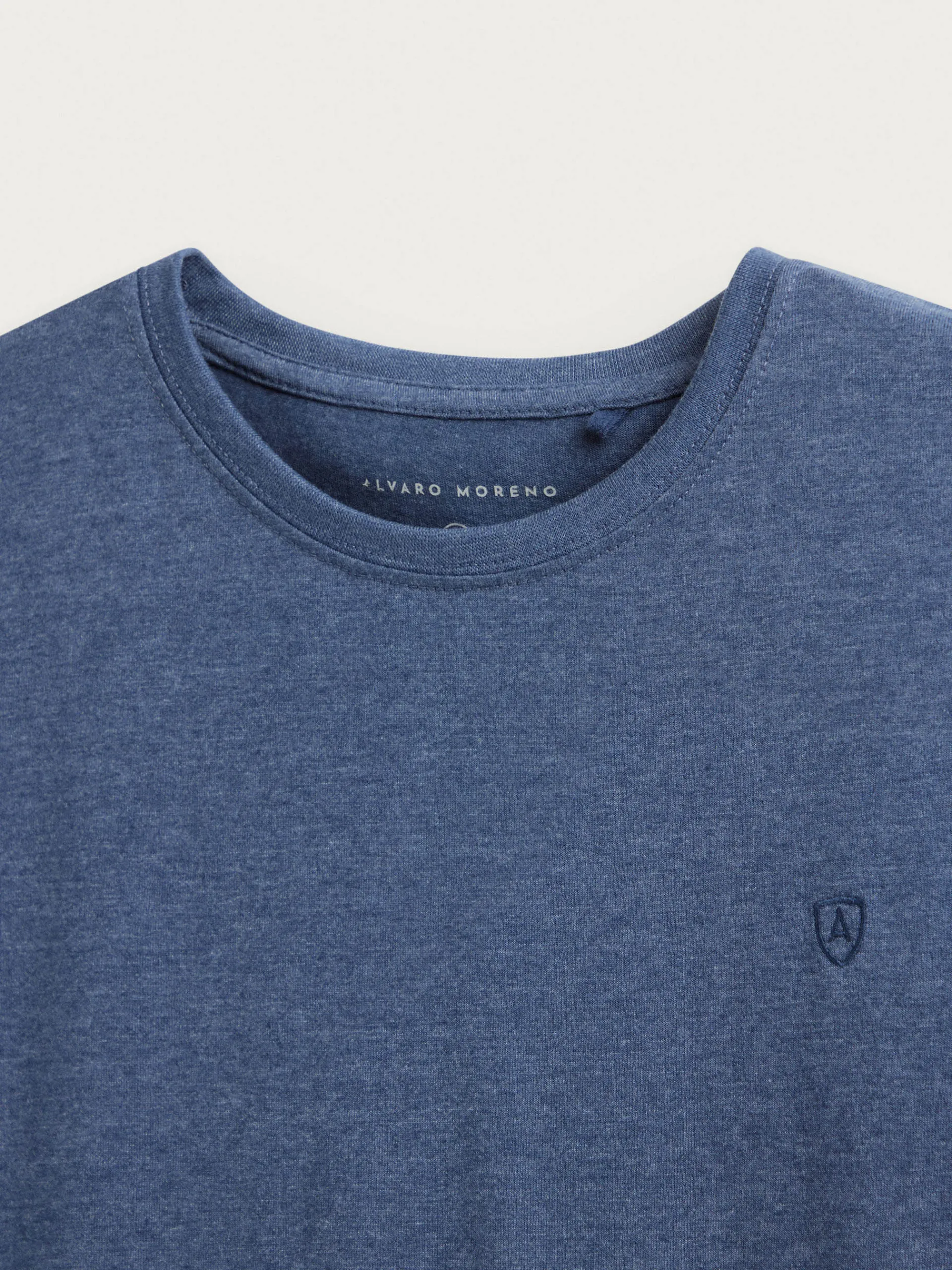 Camisetas-Alvaro Moreno CAMISETA MELANGE Azul