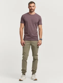 Camisetas-Alvaro Moreno CAMISETA MELANGE Burdeos