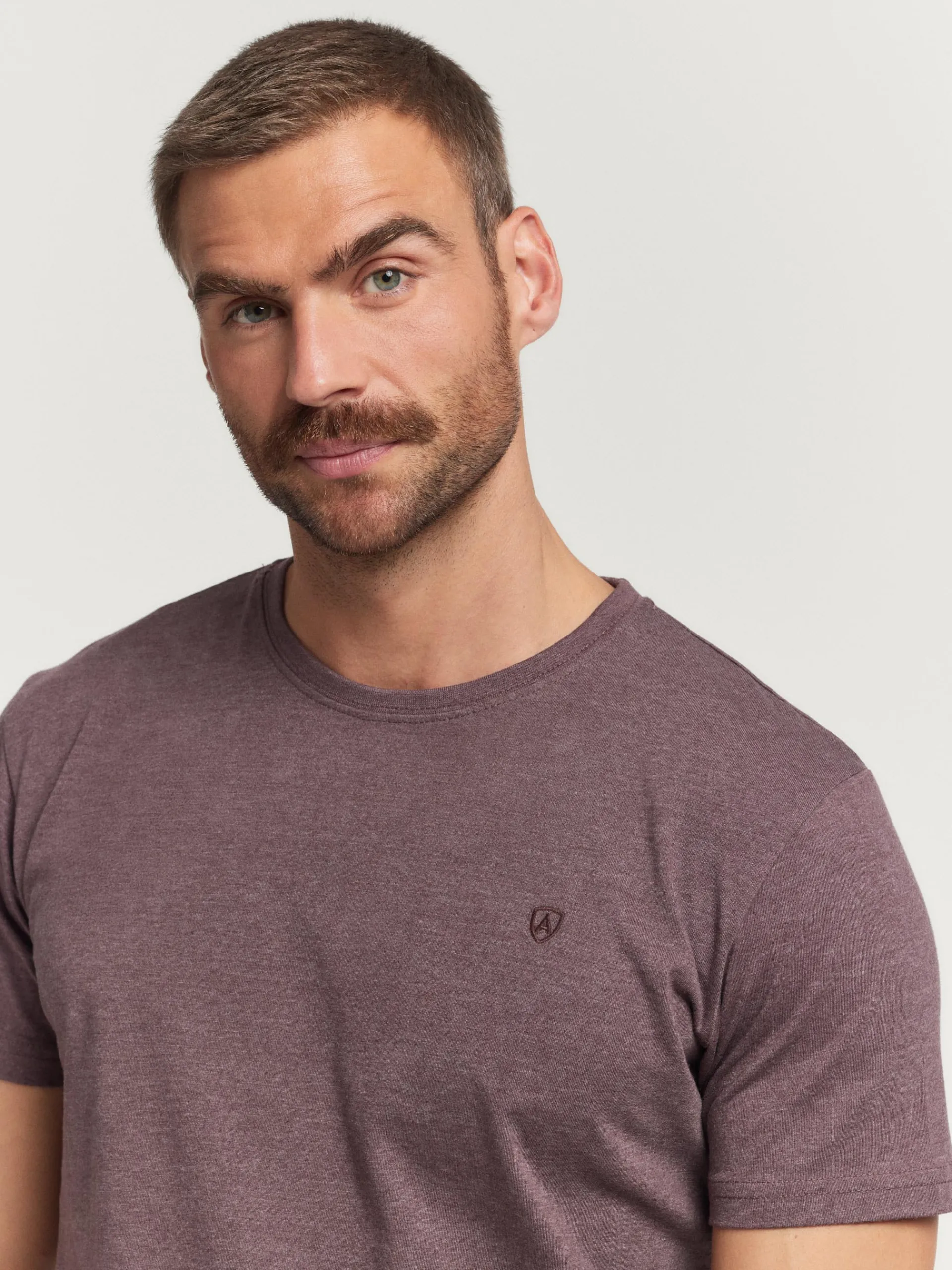 Camisetas-Alvaro Moreno CAMISETA MELANGE Burdeos