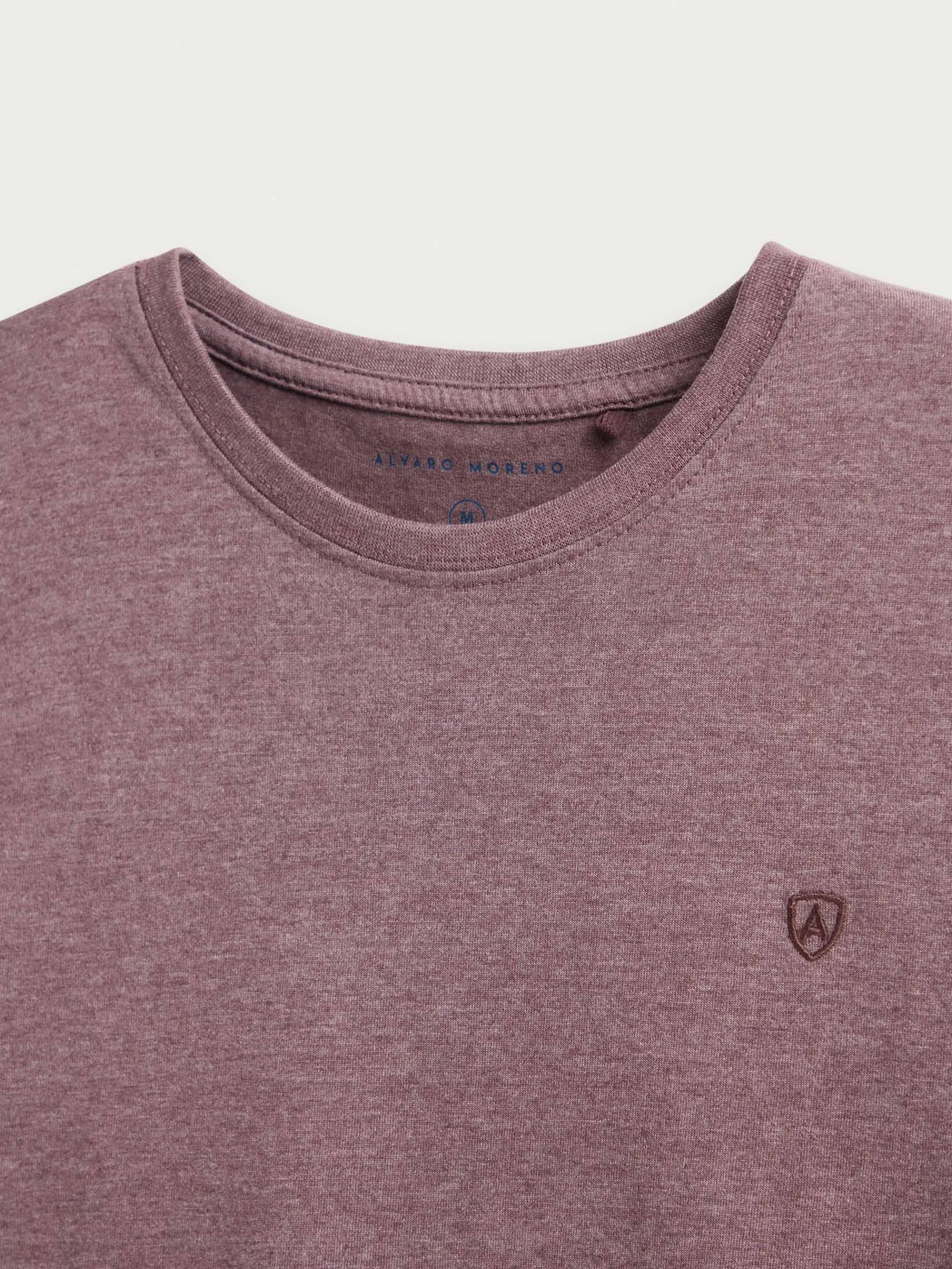 Camisetas-Alvaro Moreno CAMISETA MELANGE Burdeos