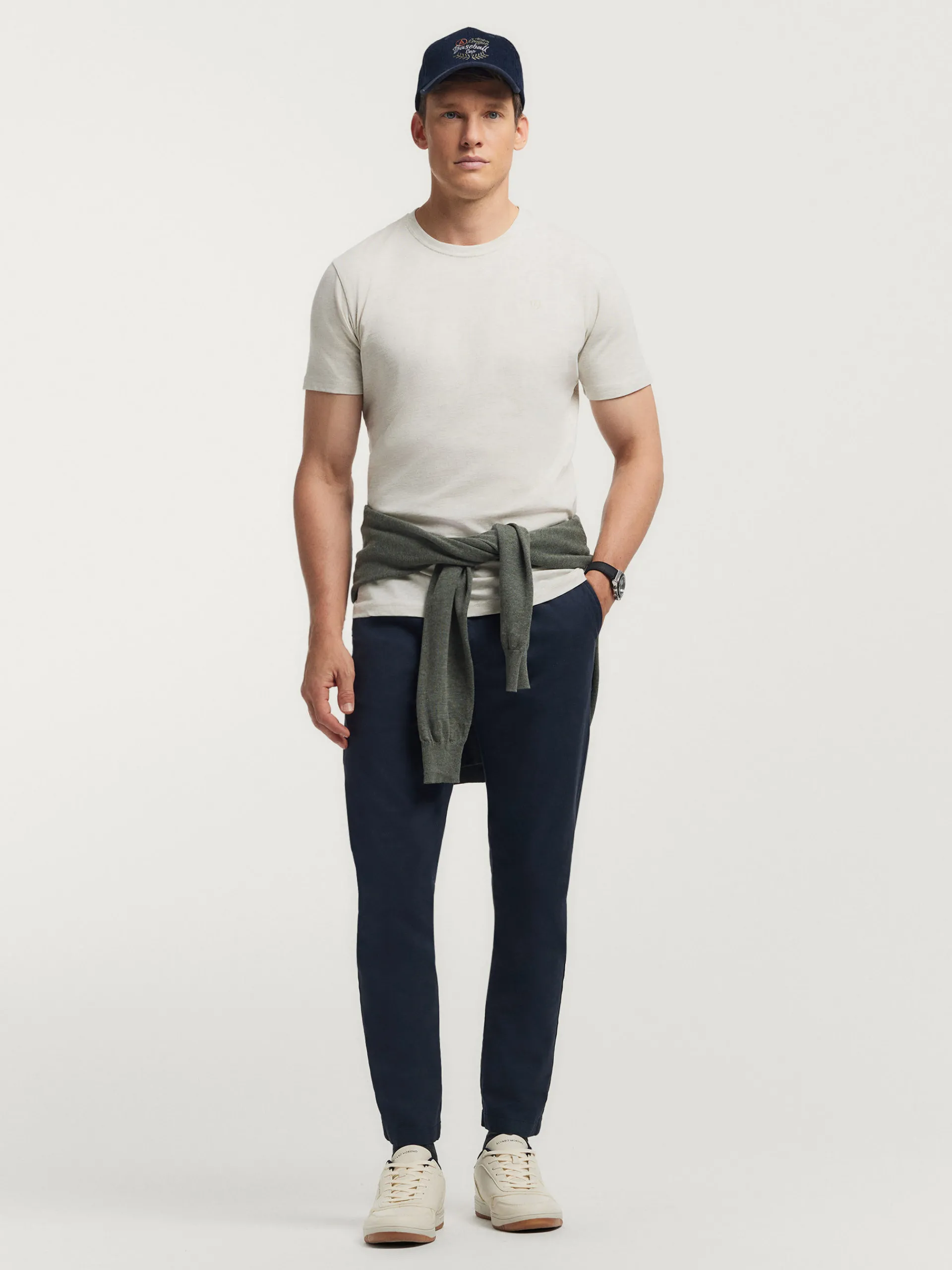 Teen|Camisetas-Alvaro Moreno CAMISETA MELANGE Crudo