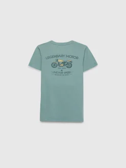 Camisetas-Alvaro Moreno CAMISETA MOTOR KIDS Verde