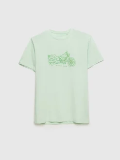 Camisetas-Alvaro Moreno CAMISETA MOTORCYCLE Verde