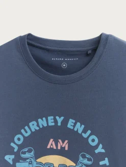 Camisetas-Alvaro Moreno CAMISETA SCOOTER Azul Marino