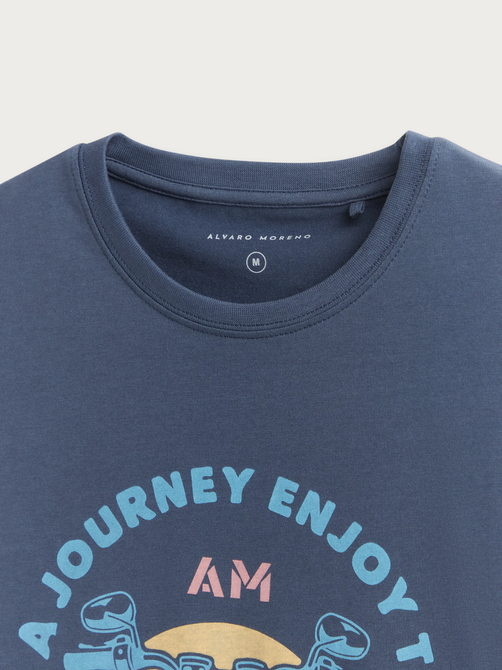 Camisetas-Alvaro Moreno CAMISETA SCOOTER Azul Marino