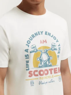 Camisetas-Alvaro Moreno CAMISETA SCOOTER Blanco