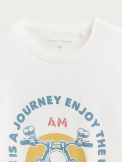 Camisetas-Alvaro Moreno CAMISETA SCOOTER Blanco