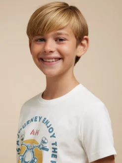 Camisetas-Alvaro Moreno CAMISETA SCOOTER KIDS Blanco