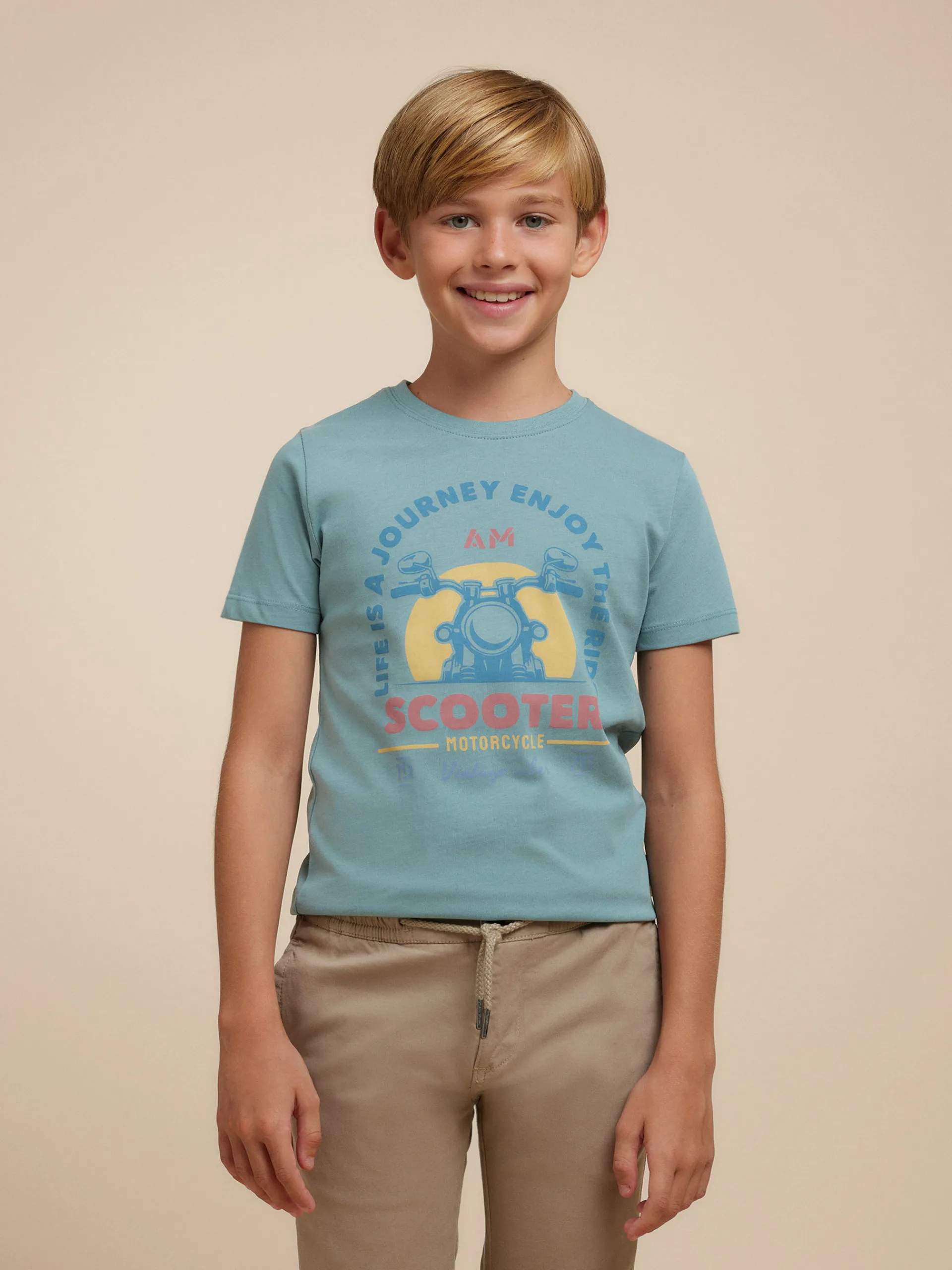 Camisetas-Alvaro Moreno CAMISETA SCOOTER KIDS Verde