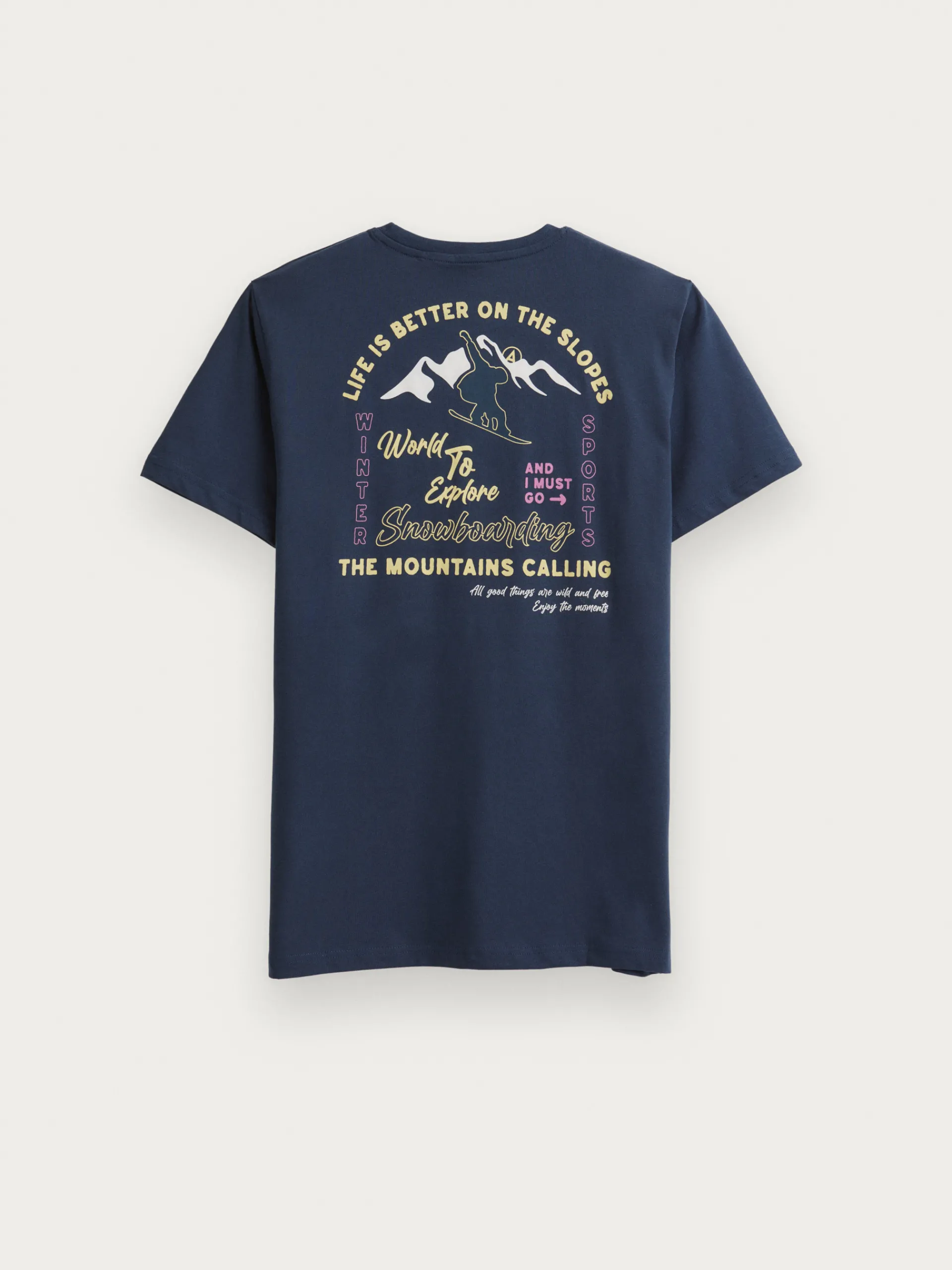 Teen|Camisetas-Alvaro Moreno CAMISETA SNOW Azul Marino