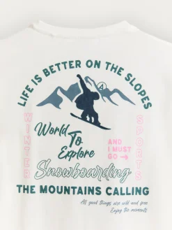 Teen|Camisetas-Alvaro Moreno CAMISETA SNOW Blanco