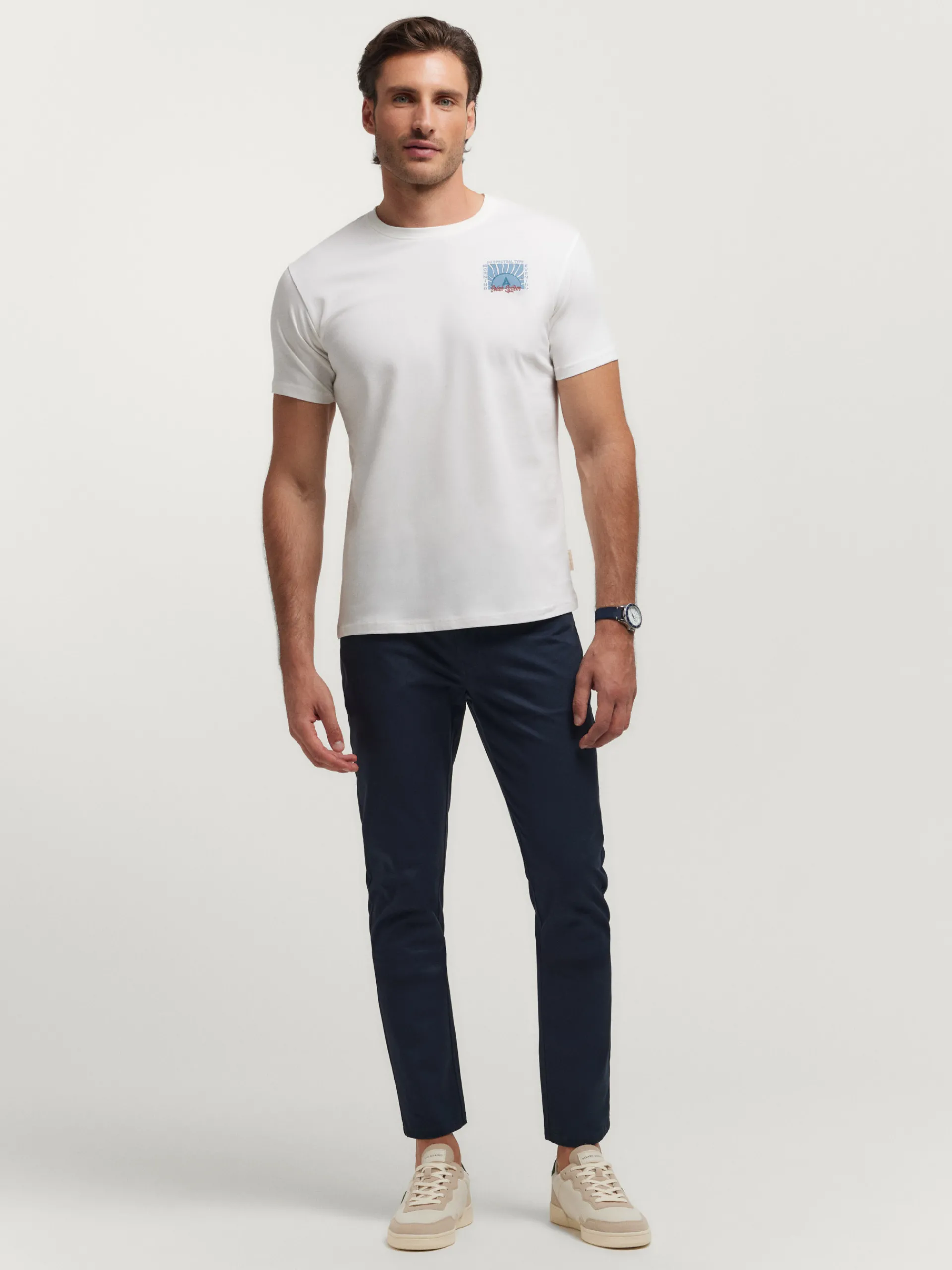 Camisetas-Alvaro Moreno CAMISETA SOLAR Blanco