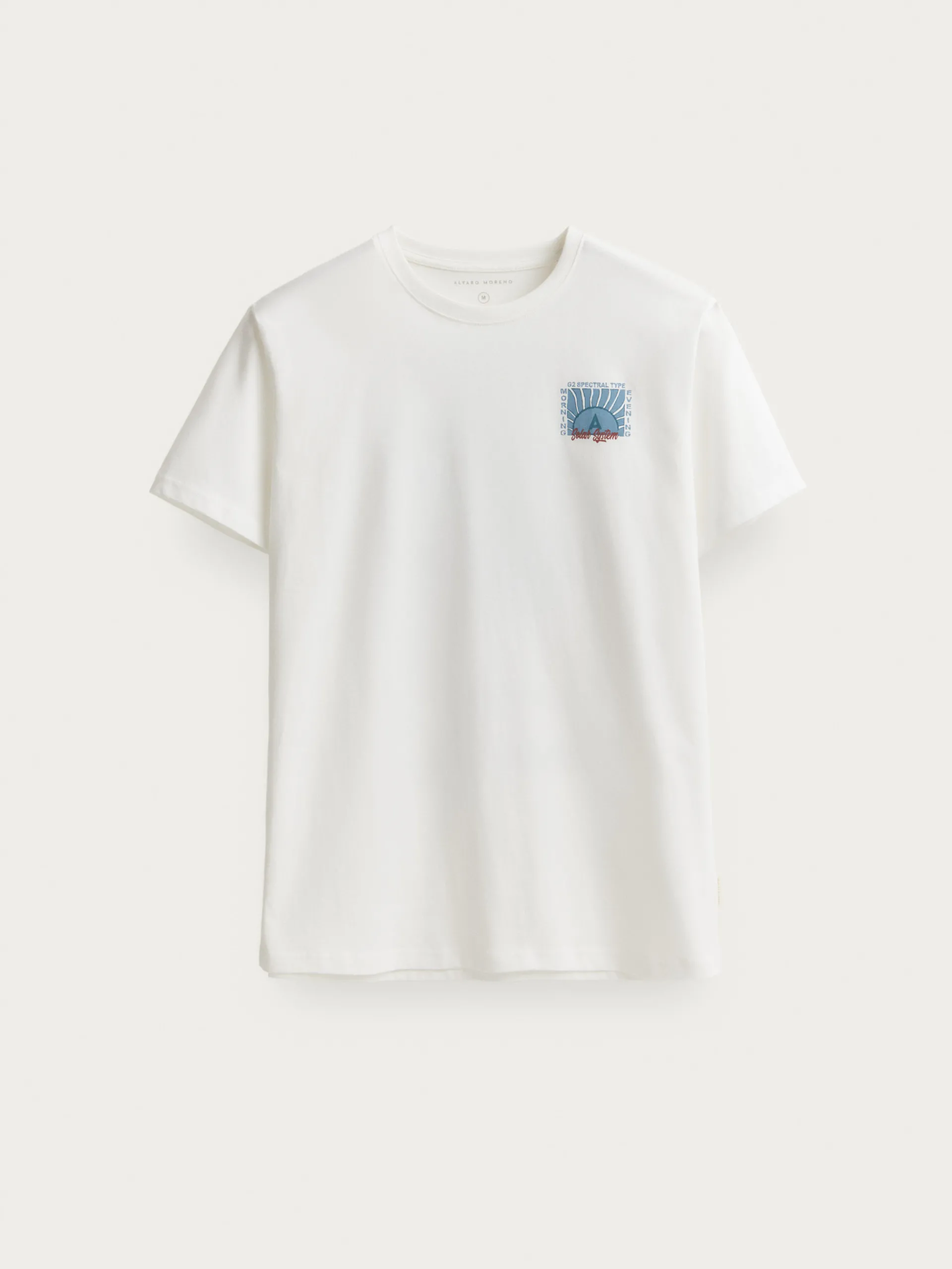 Camisetas-Alvaro Moreno CAMISETA SOLAR Blanco