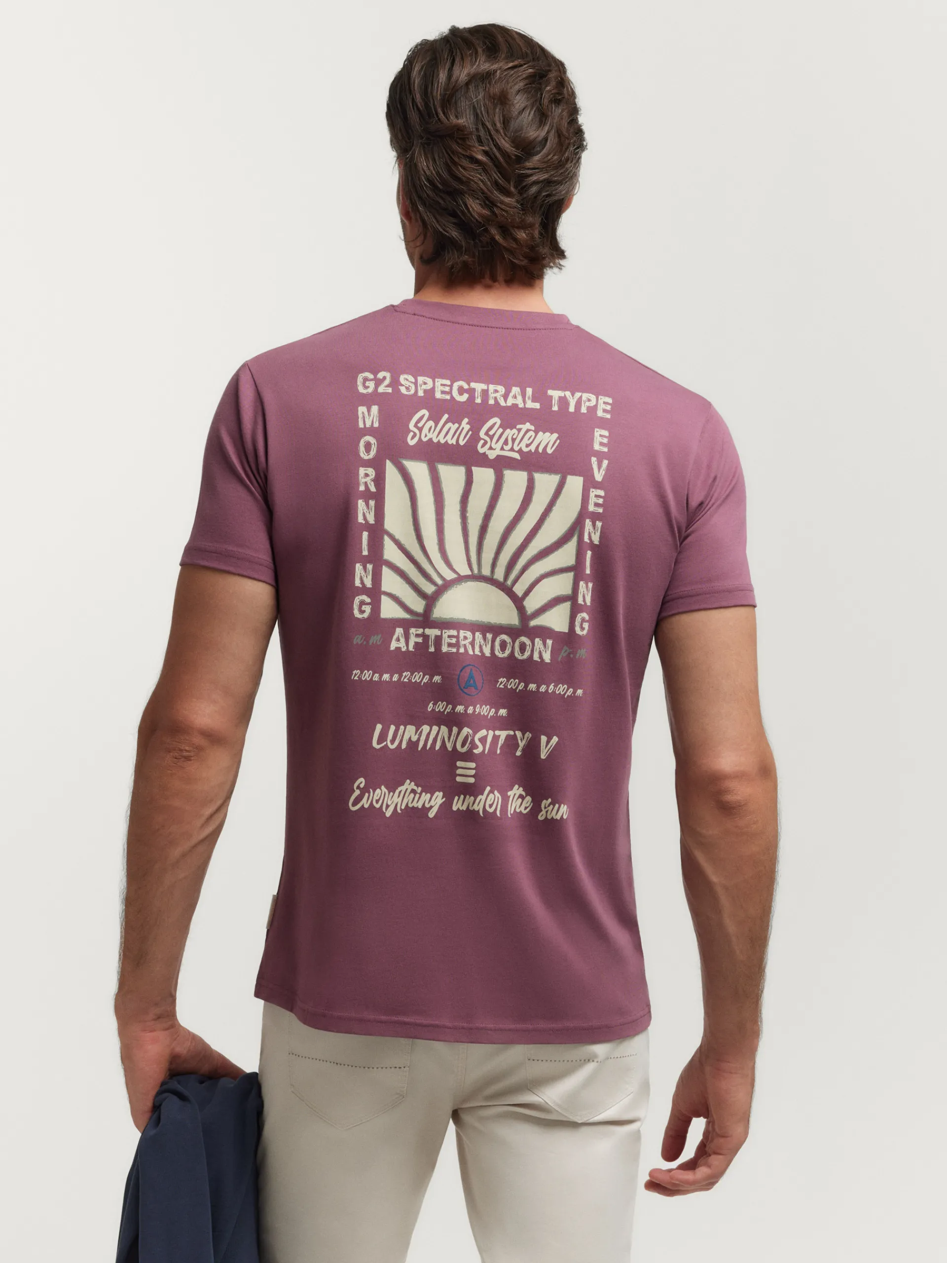 Teen|Camisetas-Alvaro Moreno CAMISETA SOLAR Burdeos