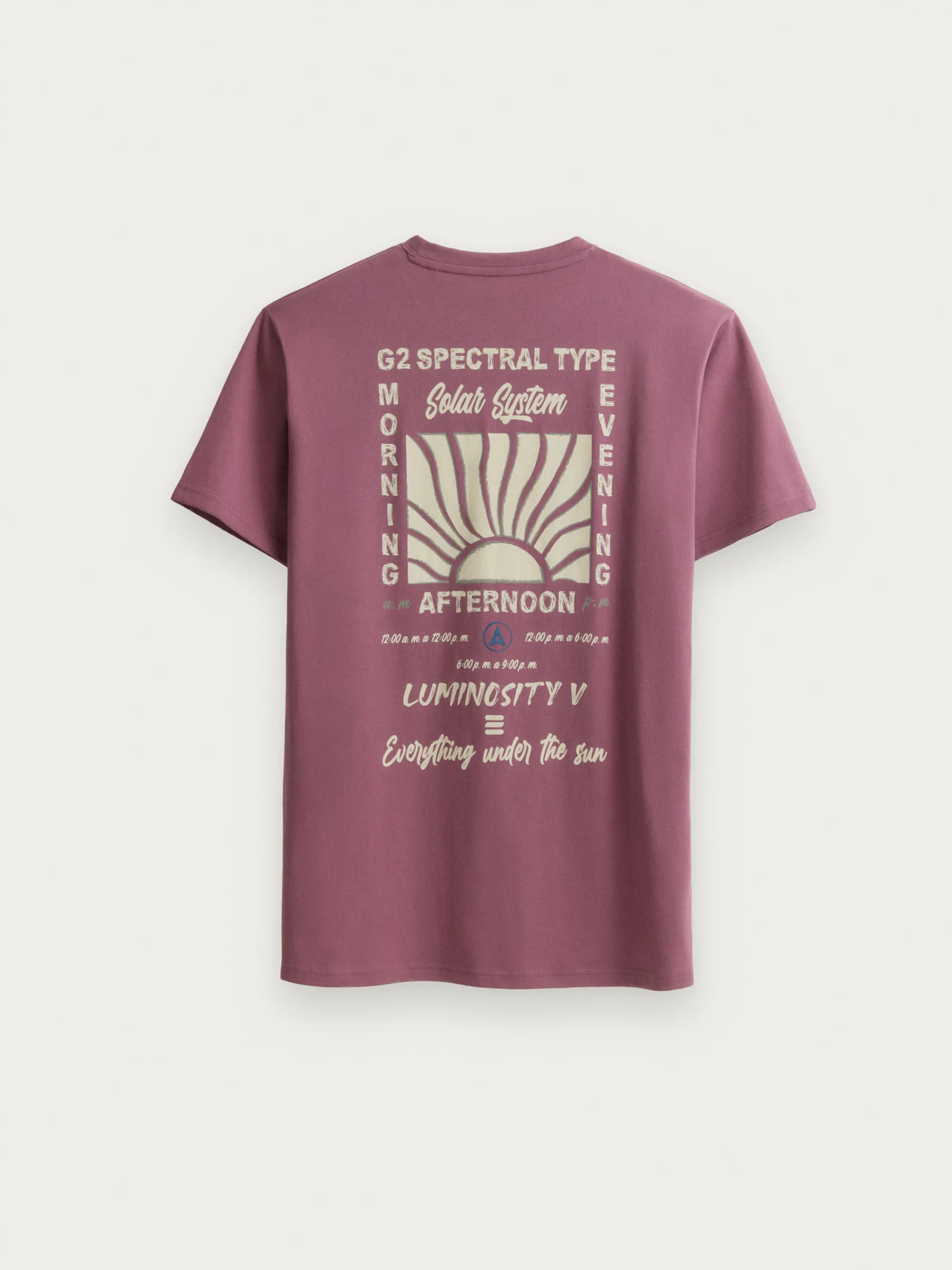 Teen|Camisetas-Alvaro Moreno CAMISETA SOLAR Burdeos