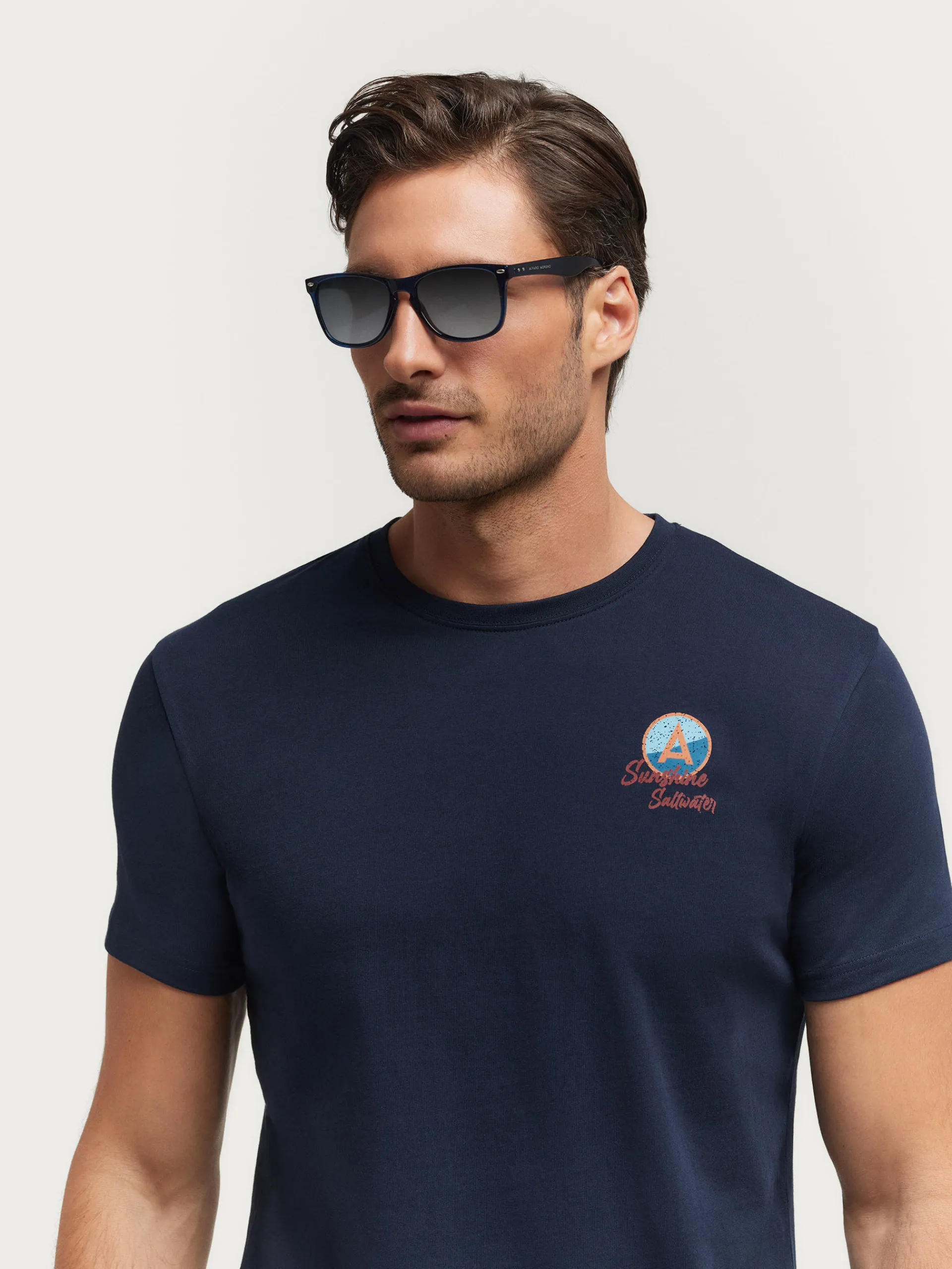 Camisetas-Alvaro Moreno CAMISETA SUNSET Azul Marino