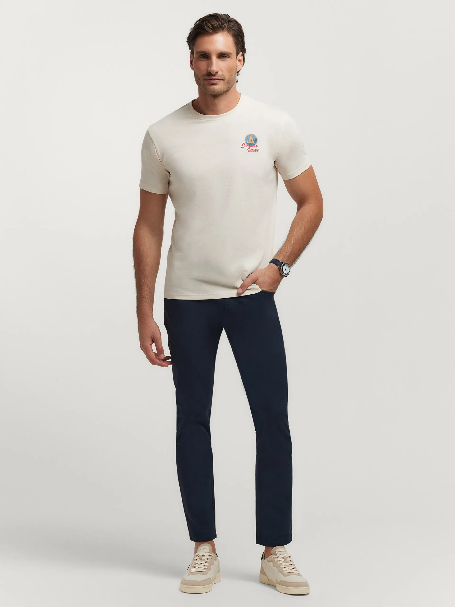 Camisetas-Alvaro Moreno CAMISETA SUNSET Beige