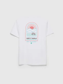 Camisetas-Alvaro Moreno CAMISETA SUNSET Blanco