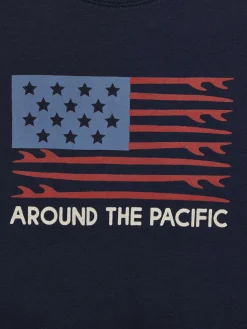 Camisetas-Alvaro Moreno CAMISETA USA KIDS Azul Marino