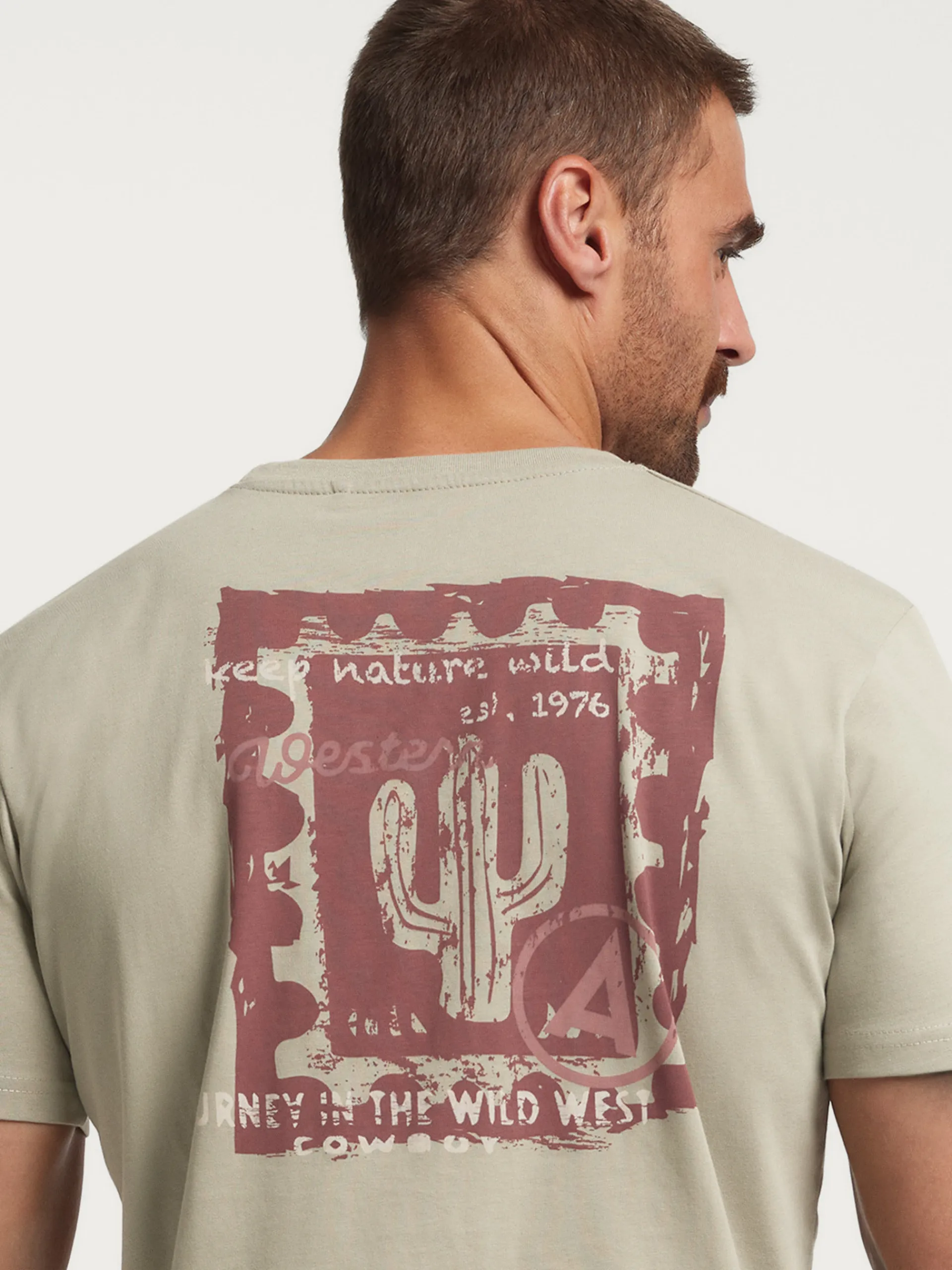 Camisetas-Alvaro Moreno CAMISETA WESTERN Verde