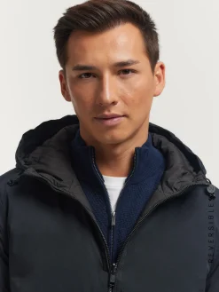 Cazadoras Y Parkas-Alvaro Moreno CAZADORA RATCHED REVERSIBLE | MARRÓN Azul Marino