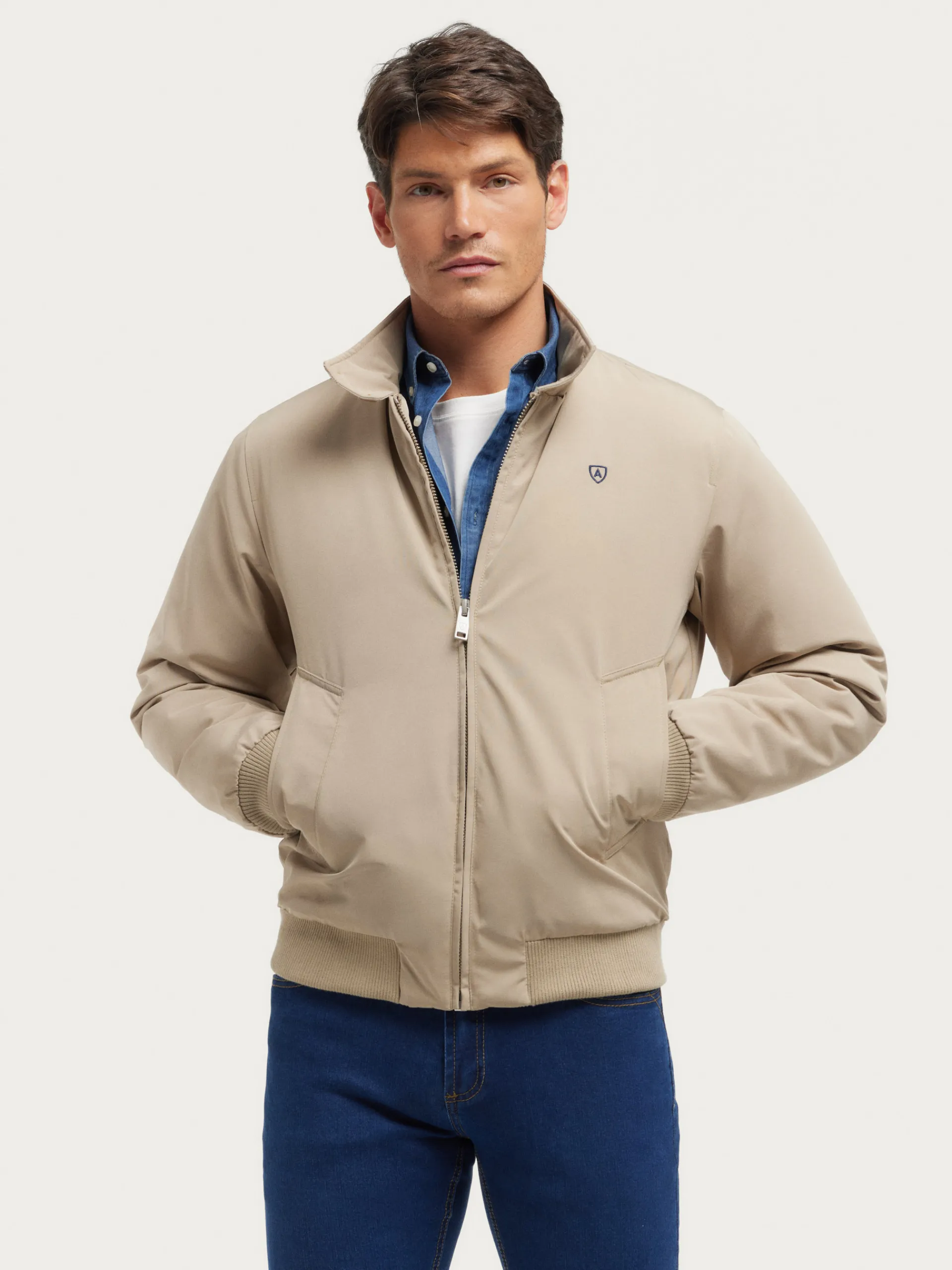 Cazadoras Y Parkas-Alvaro Moreno CAZADORA SMART Beige