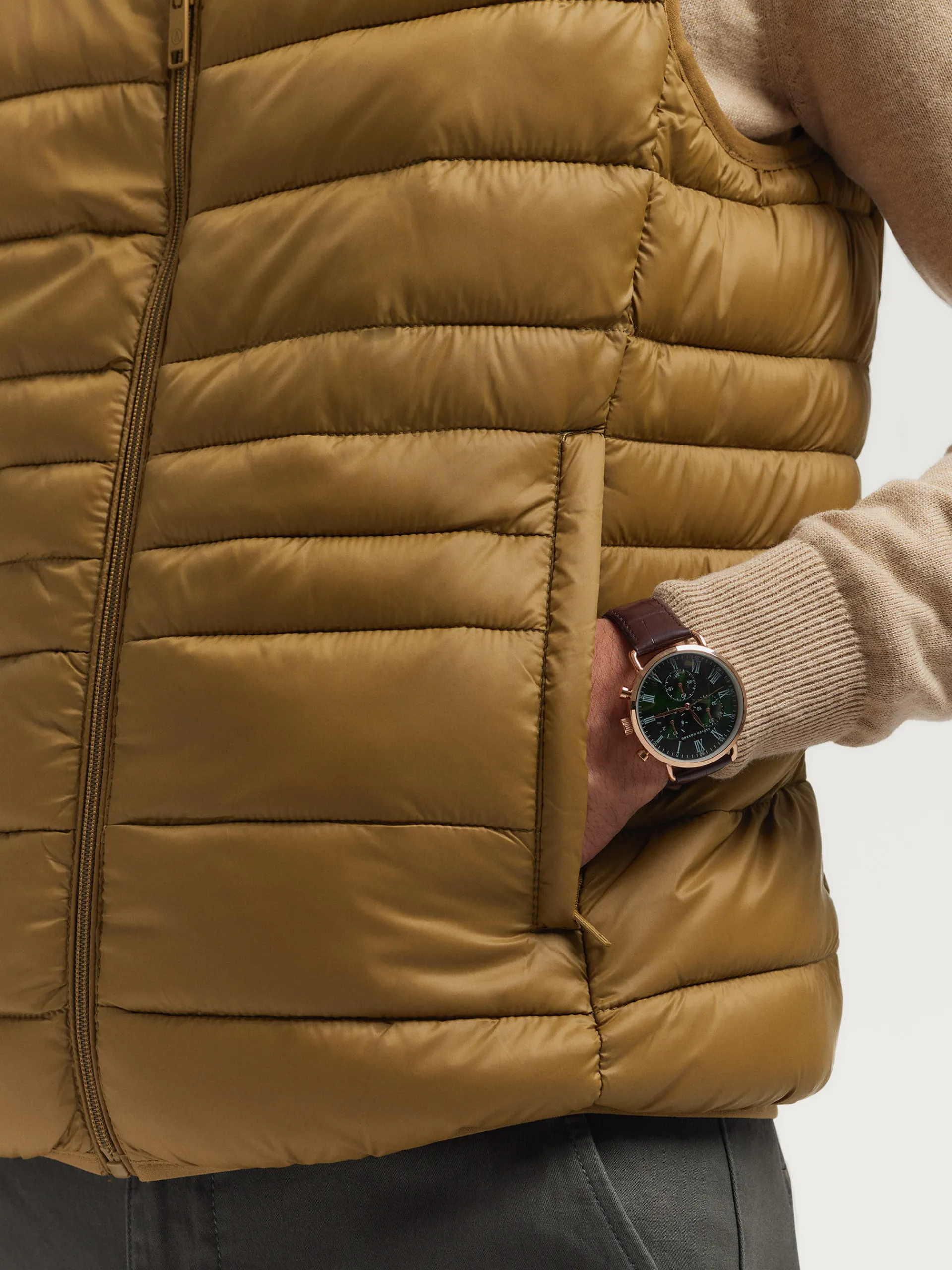 Chalecos-Alvaro Moreno CHALECO MORRISON Mostaza