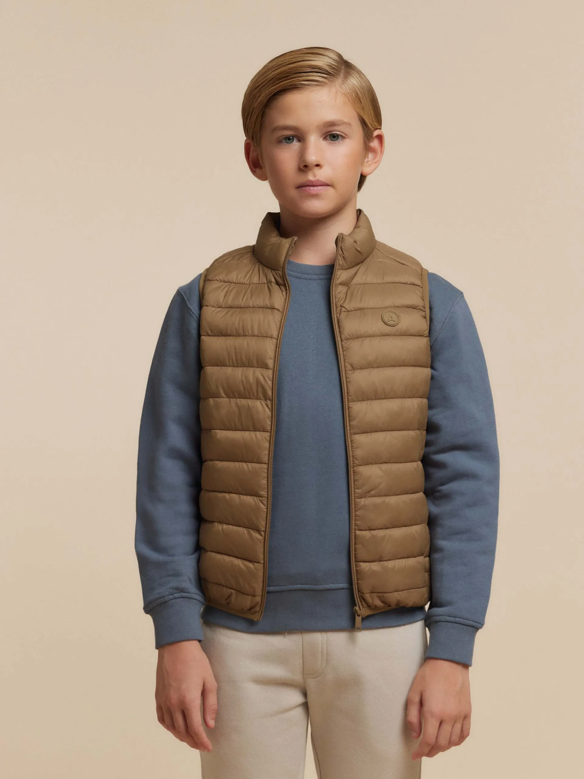 Cazadoras Y Chalecos-Alvaro Moreno CHALECO NIRO KIDS Mostaza