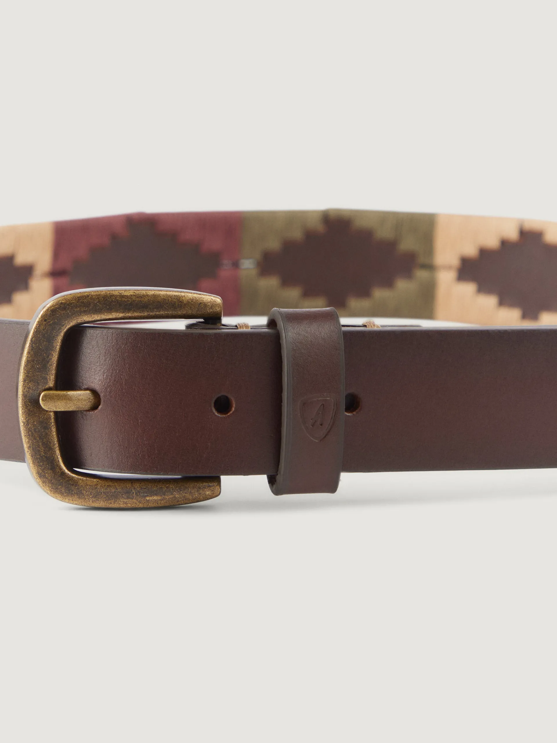 Accesorios-Alvaro Moreno CINTURON PAMPA KIDS Burdeos