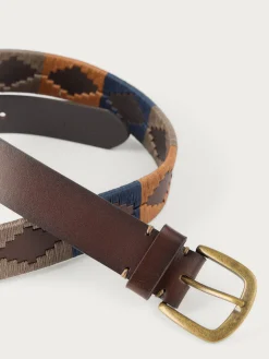 Cinturones-Alvaro Moreno CINTURON PAMPA PIEL Azul