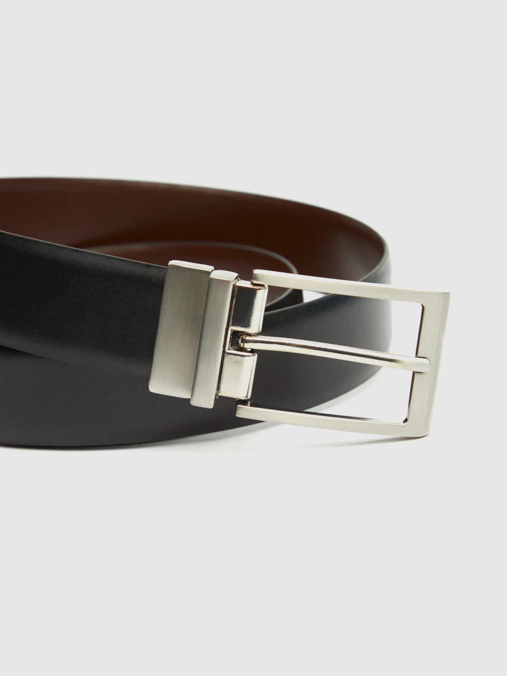 Cinturones-Alvaro Moreno CINTURON REVERSIBLE Negro