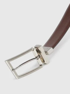 Cinturones-Alvaro Moreno CINTURON REVERSIBLE ROUGH Negro