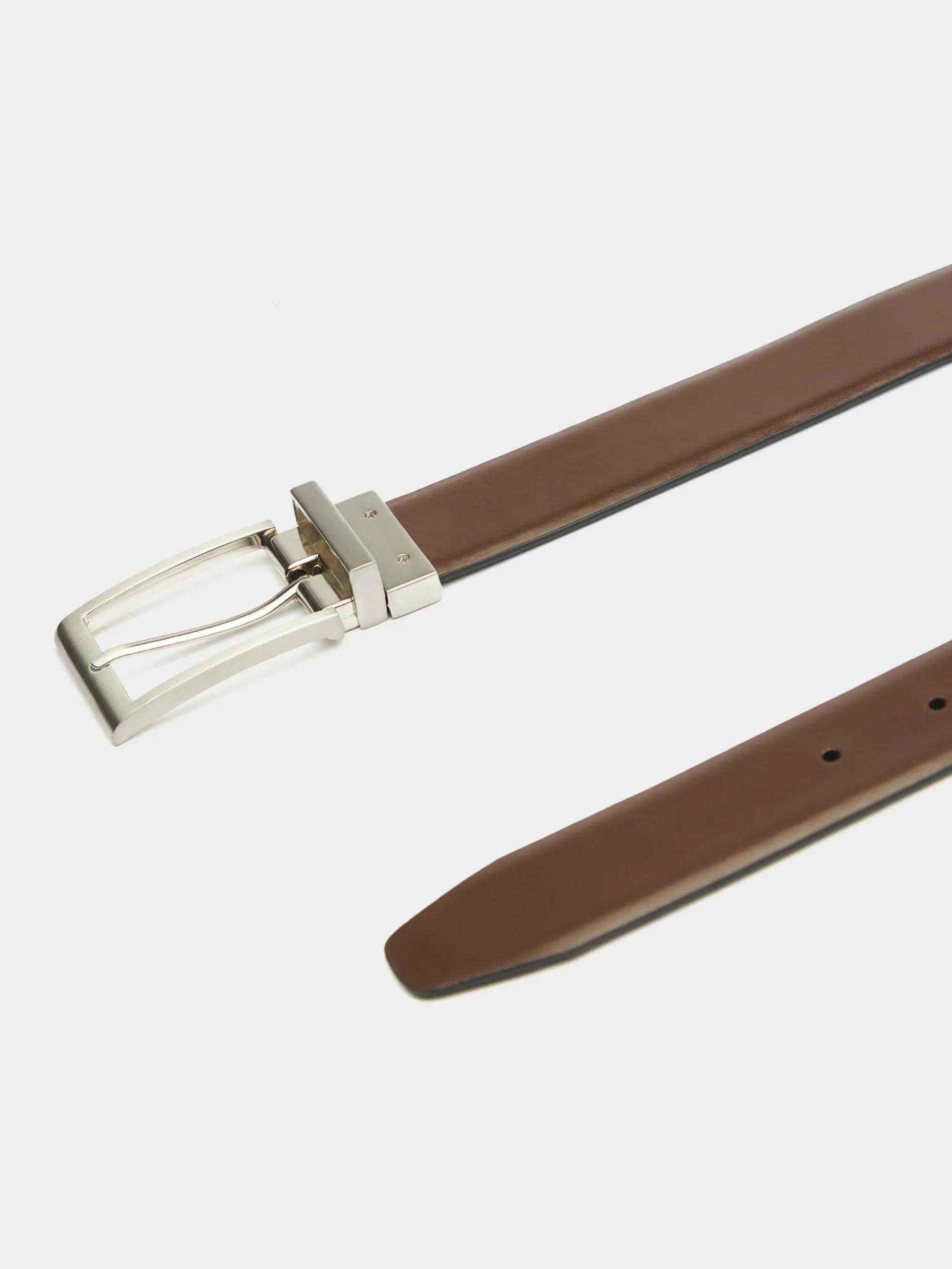 Cinturones-Alvaro Moreno CINTURON REVERSIBLE SKIN Negro