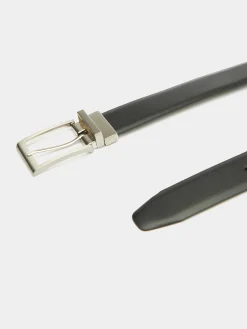 Cinturones-Alvaro Moreno CINTURON REVERSIBLE SKIN Negro