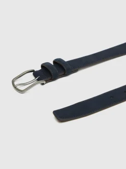 Cinturones-Alvaro Moreno CINTURON SERRAJE Azul Marino