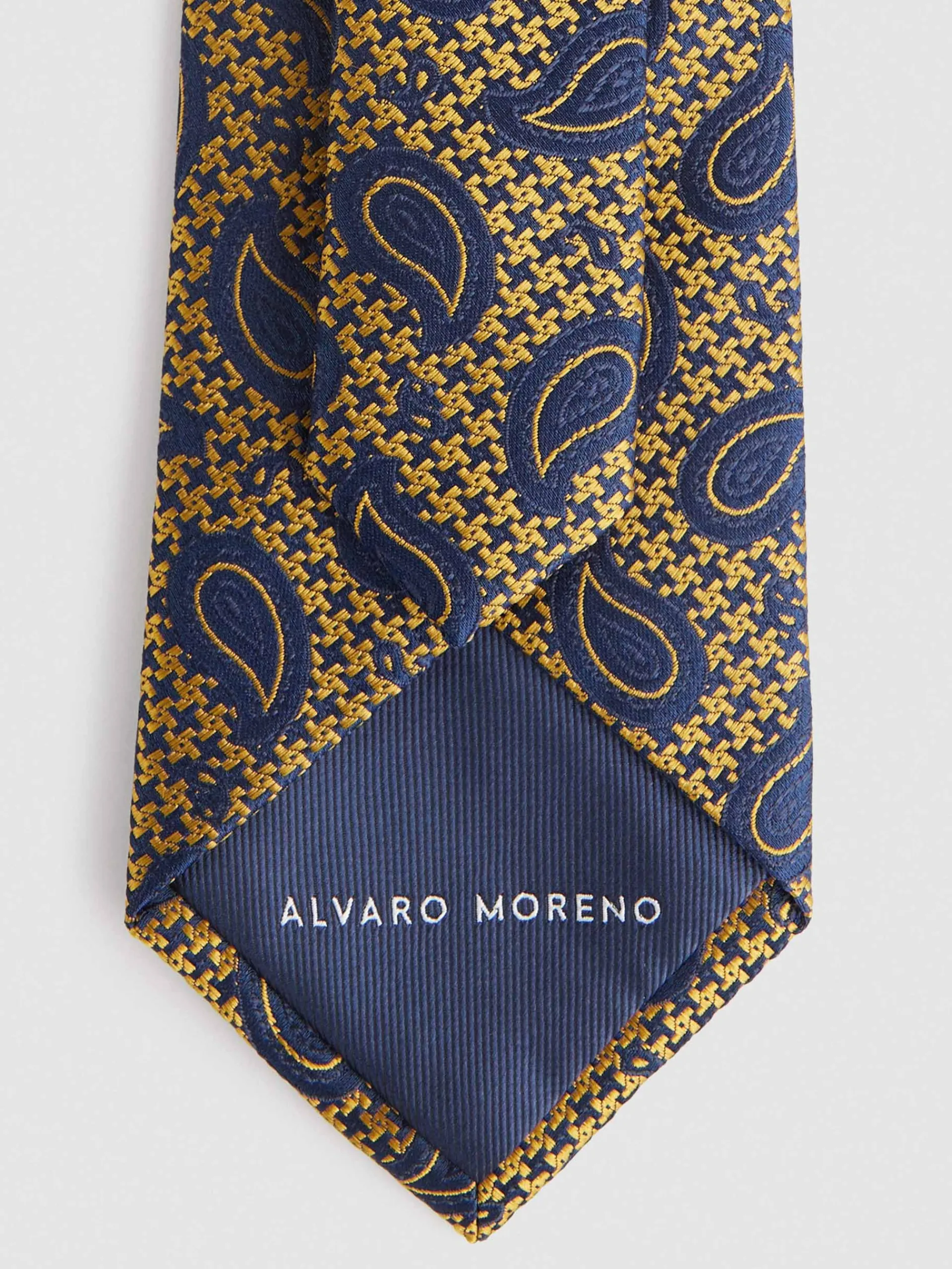 Corbatas|Corbatas-Alvaro Moreno CORBATA JACQUARD MF Amarillo