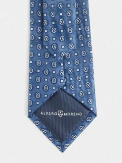 Corbatas|Corbatas-Alvaro Moreno CORBATA JACQUARD MF Azul