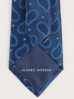 Corbatas|Corbatas-Alvaro Moreno CORBATA JACQUARD MF Azul