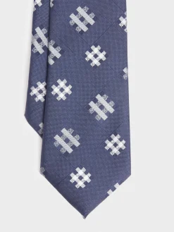 Corbatas|Corbatas-Alvaro Moreno CORBATA JACQUARD MF Azul Marino