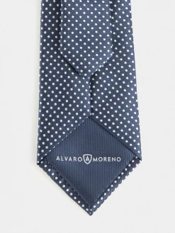 Corbatas|Corbatas-Alvaro Moreno CORBATA JACQUARD MF Azul Marino