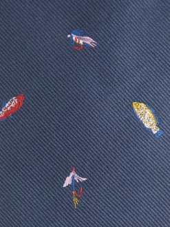 Corbatas|Corbatas-Alvaro Moreno CORBATA JACQUARD MF Azul Marino