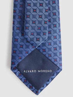 Corbatas|Corbatas-Alvaro Moreno CORBATA JACQUARD MF Azul Marino
