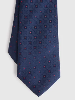 Corbatas|Corbatas-Alvaro Moreno CORBATA JACQUARD MF Azul Marino